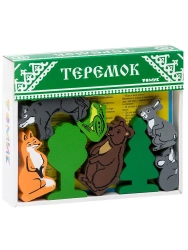 Wooden Fairy Tale Constructor "Teremok" 17 Pieces