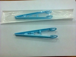 Sterile Disposable Polymer Forceps 125mm