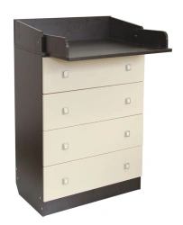 Fairy 1580 Chest of Drawers in Wenge-Beige, Art. 0001041.5