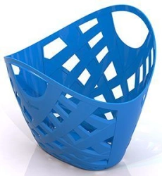 Woven Blue Basket for Outdoor Leisure