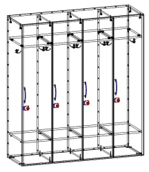 Children's Changing Room Cabinet TV-DShRD-6.6.01-01