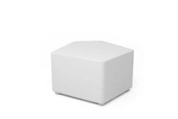 Soft Seating Pouf for Public Spaces - L5 Geometry L5-1P5L