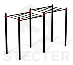 Two-Level Horizontal Bar Fitness Equipment
