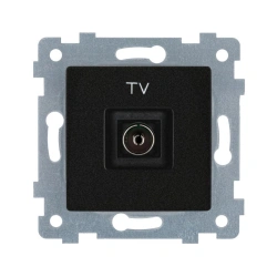 Low Voltage TV Socket Mechanism "MARIYA" RTV1-457 Anthracite