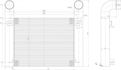 Air Charge Cooler V-2375. 1317. 200-1
