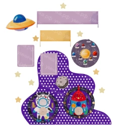 Space Themed Information Stand ISP-009