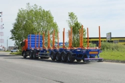 Four-Axle Timber Transport Semi-Trailer TSA-544