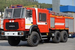Fire Tank Truck AC-5 (40-70), Model 58810T on Ural-4320 Chassis