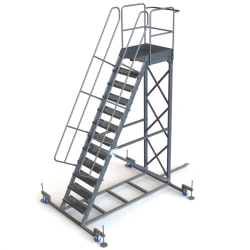 Mobile Aviation Aluminum Ladder SPA-3000-150