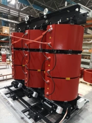 Three-Phase Dry Power Transformers with Cast Resin Insulation
