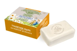 Solid Toilet Soap with Chamomile Extract - Brat'ya Krestovnikovykh, Traditions of Quality, Childhood