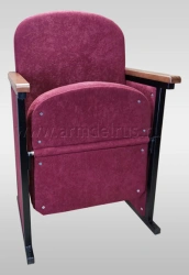 Soft Upholstered Chair on Metal Frame, Model "Theatrical - 4