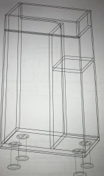 Wooden Bathroom Vanity Cabinet for Sink