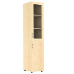 Narrow Glass Cabinet for Offices, Model SHK-UZ-STELO