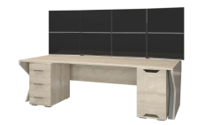 Administrative Section Table for Security Rooms and Dispatch Centers