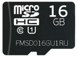 16GB Micro SDHC Memory Card for Data Storage - FMSD016GU1RU