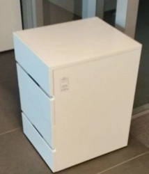 Mobile Side Cabinet with Three Drawers