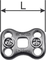 Cervical Plate for Spinal Stabilization, 30 mm, Art. 840.230