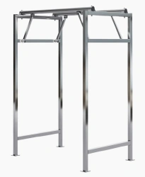 Hanging Rack for Carcasses, 2 Crossbars, 2 Vertical Supports 1000x1000x2000 mm