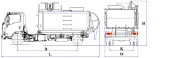 Side Loading Garbage Truck Model MK-4552-13
