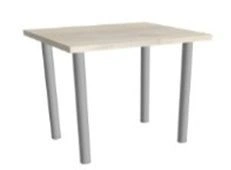 KSS-01 Adjustable Metal Base Table 600x600mm
