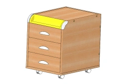 Mobile Cabinet for School and Office Supplies TУВ.18-01