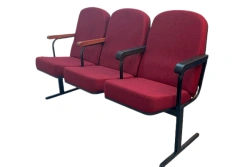 Multi-Seat Lounge Chair Section with Metal Frame and Upholstery" Solo RS