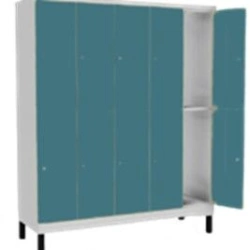 Locker for Changing Rooms - Metal Frame MDF/Laminated Chipboard