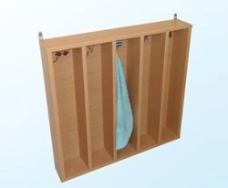 Wall-Mounted Towel Rack - Durable MDF Construction