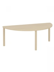 Children's Half-Round Table 460mm | Natural Wood
