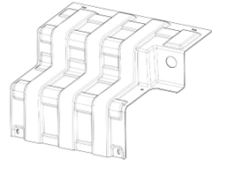 Exterior Battery Cover for RSM 3000 Tractor - 3000.3728004