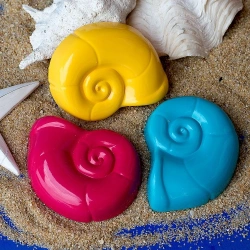 Shell-shaped Sand Molds Set / 3 pcs