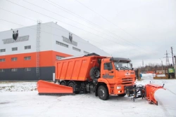 MKDU-3 All-Season Road Sweeper on KAMAZ-6520-B5 Chassis