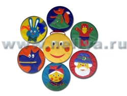 Educational Toy "Kolobok" Nellya - 6 Inserts, 35 cm