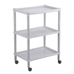 Flavia Shelf Unit with 3 Shelves - Light Gray, 420x290x610 mm