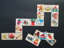 Association Domino Game Material - 20 Cards in Box