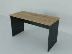 Straight Writing Desk - Modern Design for Home Office