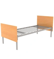 Single Bed with Headboards made of Particle Board (KM5-8)