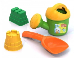 Baby Shark Sand Play Set No. 3 "Kroshik" (Watering Can, Shovel, 2 Tower Molds)