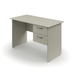 Teacher's Desk with Hanging Cabinet and 2 Drawers