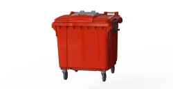 Mobile Waste Container 1100L Art. 22.C19.W (20.800.40.PE; 21.050.40.PE.W)