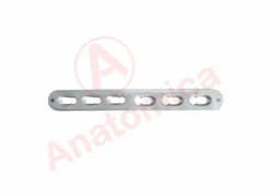Wide Straight Plate with Angular Stability for Bone Fracture Fixation