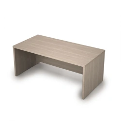 Executive Desk with Melamine Top and Metal Frame