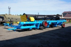 Wide-Header Trailed Reaper JVP-9.1 for Efficient Harvesting