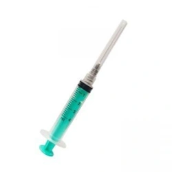 Sterile Single-Use Injection Syringe 3-Part with Luer-Lock Tip 4ml