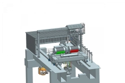 Loading Ramp Crane with Capacity of 350(190) / 32t