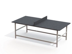 Table Tennis Table SO 5.092 - Durable Metal Frame with Laminated Surface