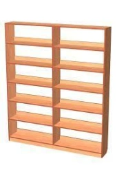 Wooden Archive Rack for Document Storage
