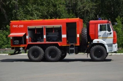 Fire Pump Station PNS-200 on KAMAZ-5350-D5 Chassis