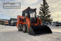 Compact Wheeled Loader PMK-12-01 with Articulated Steering